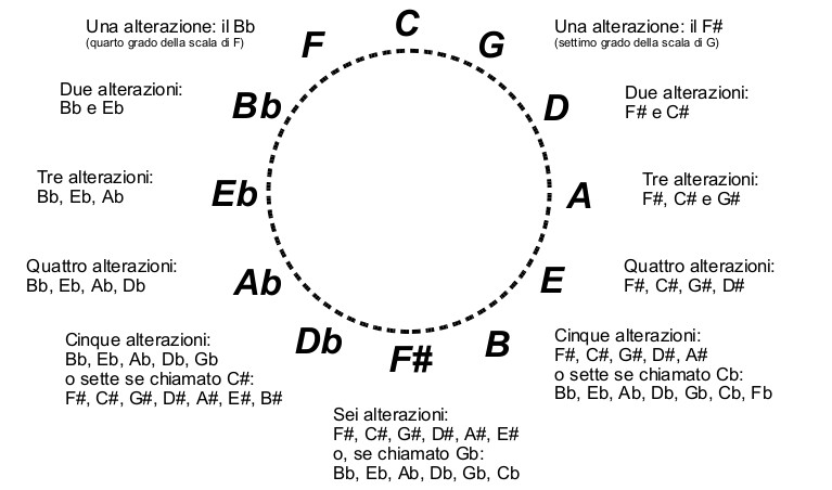 ciclo delle quinte