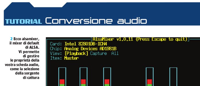 file audio a linea di comando